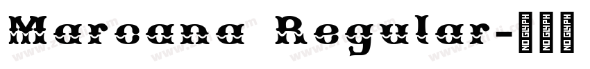 Marcana Regular字体转换